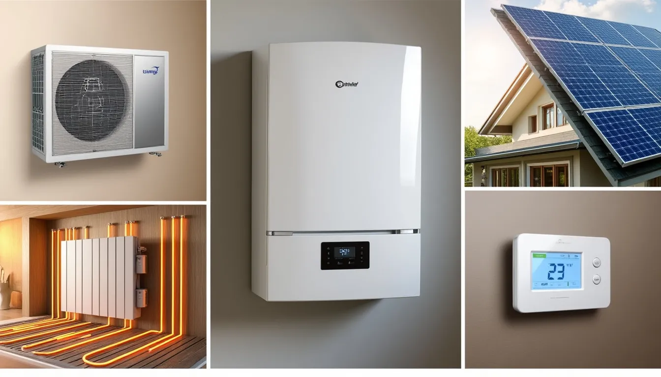 découvrez les différents types de chauffage pour votre maison : poêle à bois, chauffage électrique, chaudière à gaz et panneaux solaires. choisissez la solution la mieux adaptée à vos besoins pour un confort optimal et des économies d'énergie.