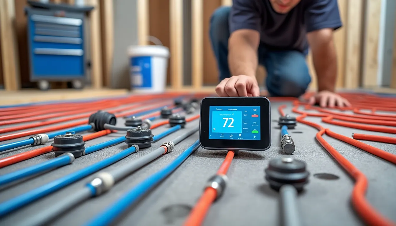 découvrez tout ce qu'il faut savoir sur le coût d'installation d'un plancher chauffant en rénovation. cet article vous guide à travers les facteurs influençant le prix, les différents types de systèmes disponibles et les économies potentielles sur vos factures d'énergie. profitez d'un confort optimal tout en maîtrisant votre budget.