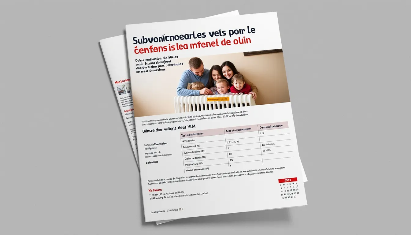 découvrez tout ce qu'il faut savoir sur les subventions pour le chauffage dans les hlm en 2025. informez-vous sur les aides disponibles, les critères d'éligibilité et les démarches à suivre pour bénéficier de ces soutiens financiers.