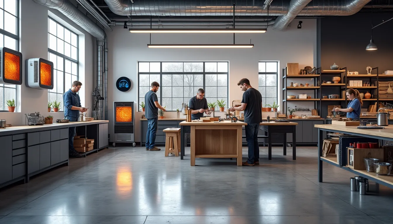 Chauffage d'atelier : les solutions professionnelles pour artisans en 2025
