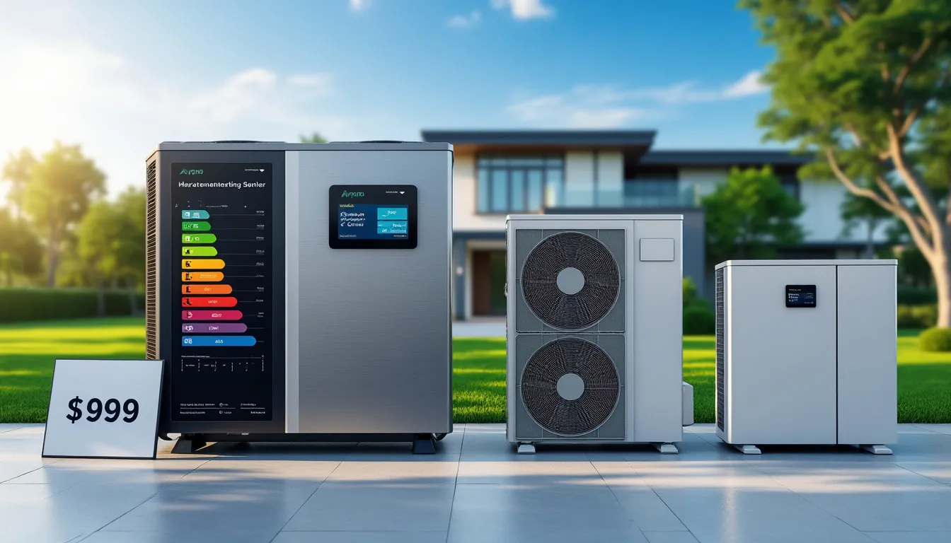 Comparatif des pompes à chaleur air-eau : performances et prix détaillés
