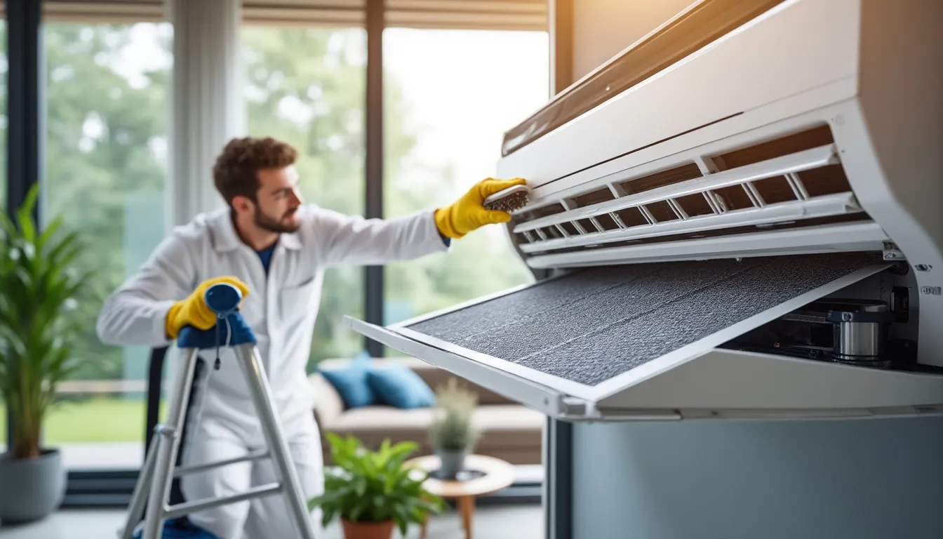 Fréquence de nettoyage des filtres de climatisation et pompe à chaleur : tout ce qu'il faut savoir
