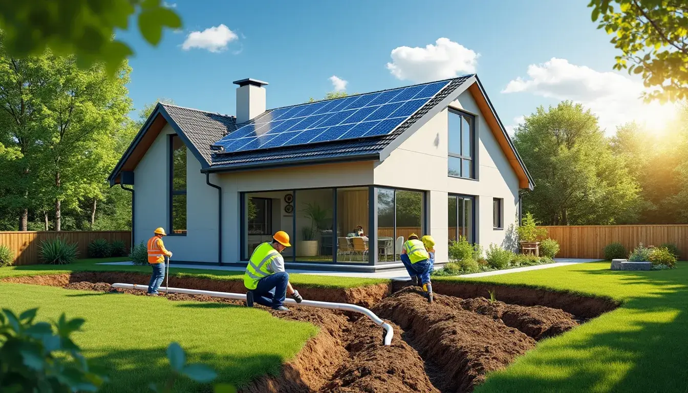 Géothermie pour maison individuelle : guide d'installation de chauffage durable