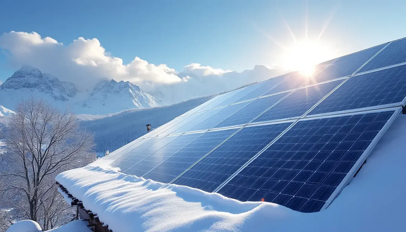 Panneaux solaires thermiques : quel rendement en hiver ?