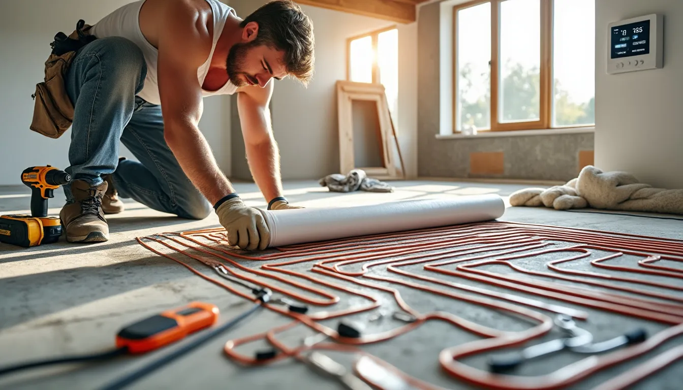 Quel est le coût d'installation d'un plancher chauffant en rénovation ?