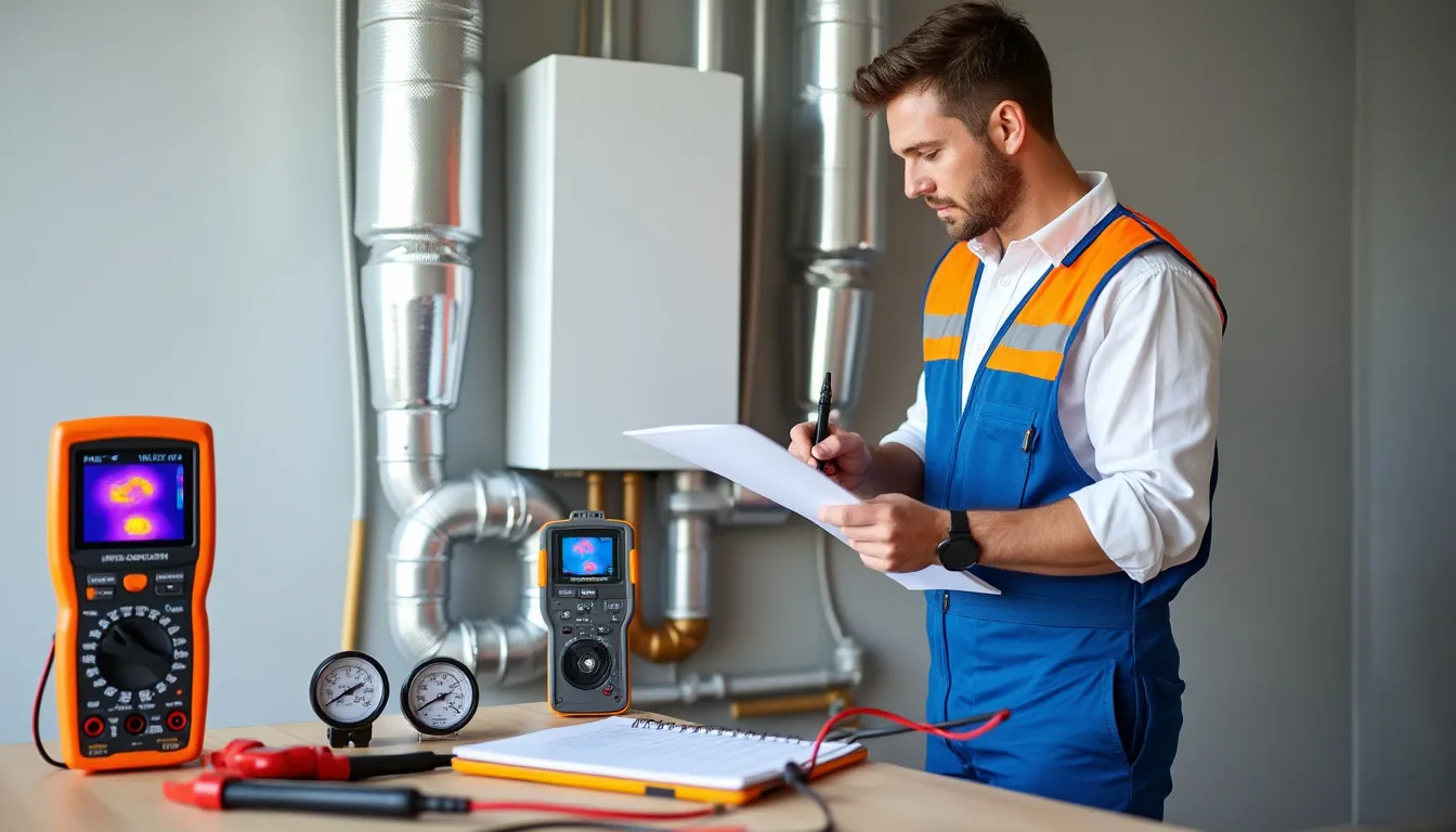 Réception des travaux de chauffage : vérifications essentielles et essais à réaliser