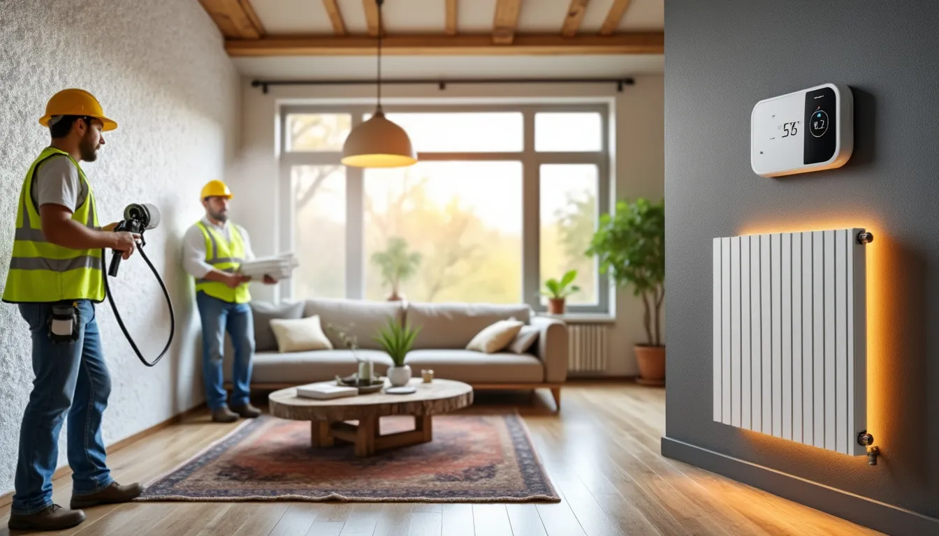 Rénovation énergétique : comment améliorer l'isolation des murs et optimiser le chauffage pour réaliser des économies