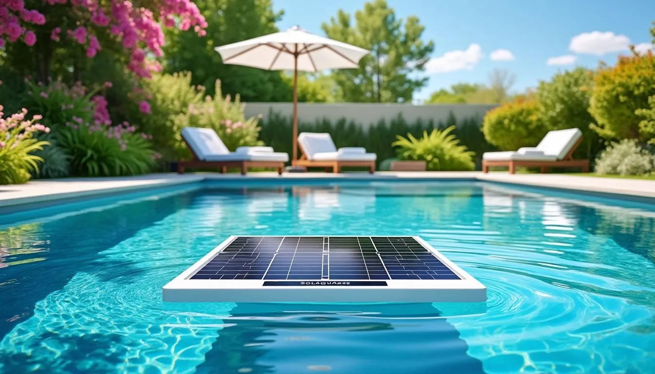 Solaqua28 : le système de chauffage solaire flottant pour piscine qui élève la température de 12 degrés