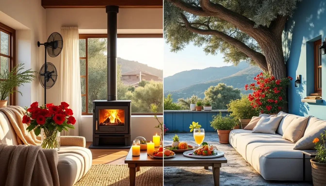 Solutions de chauffage adaptées au climat méditerranéen : hiver et été