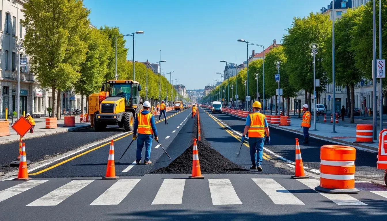 Travaux en cours avenue Georges-Graff : informations sur le chantier et l'impact sur la circulation à Rennes